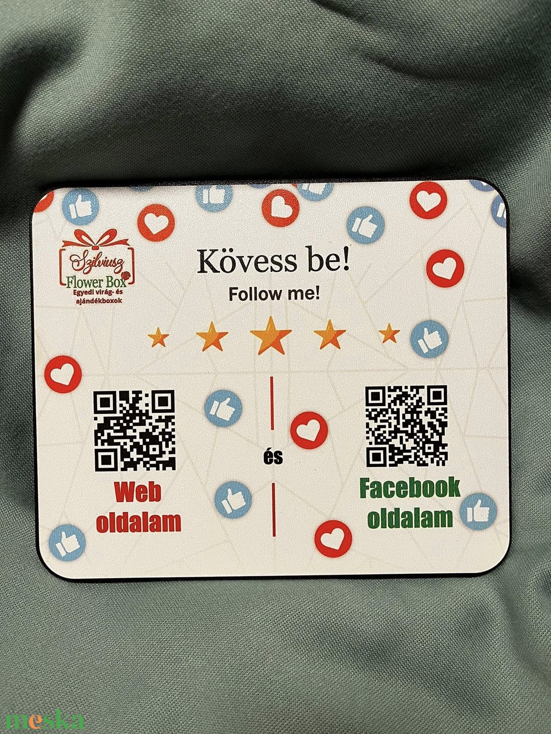 Okos tábla QR-kód és NFC eléréssel (google, facebook, instagram, tik-tok) - otthon & életmód - dekoráció - kép & falikép - táblakép - Meska.hu