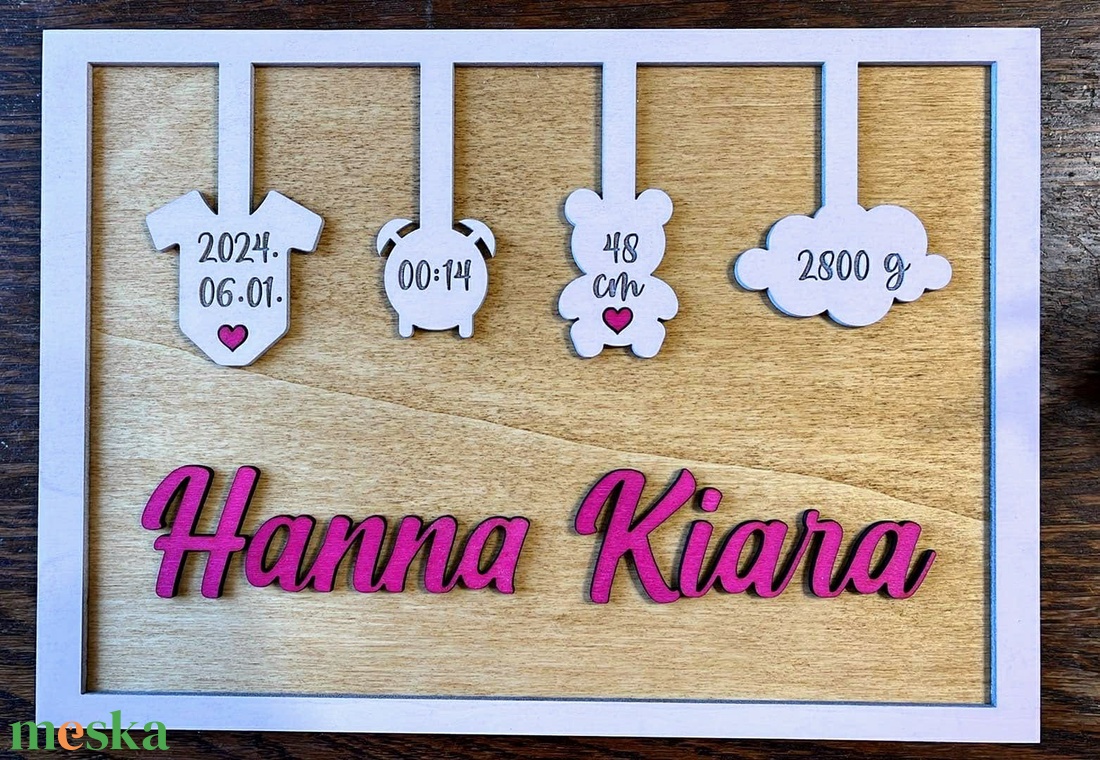 Emlékőrző tábla - baba - mama - babaemlékek - baba emlékőrző - Meska.hu