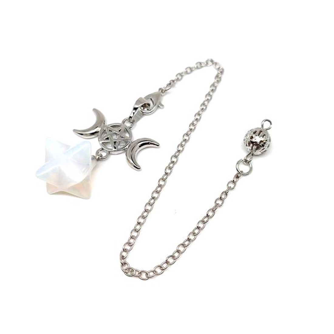 Inga merkaba istennő Opalit 2x2cm - otthon & életmód - dekoráció - spiritualitás - inga - Meska.hu