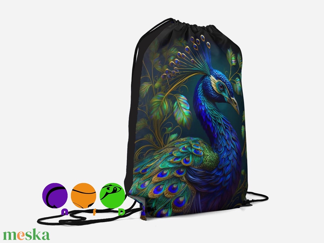 Egyedi készîtésű páva mintás vízhatlan Gym bag ,tornazsák! - táska & tok - hátizsák - tornazsák, gymbag - Meska.hu Egyedi készîtésű páva mintás vízhatlan Gym bag ,tornazsák! - táska & tok - hátizsák - tornazsák, gymbag - Meska.hu