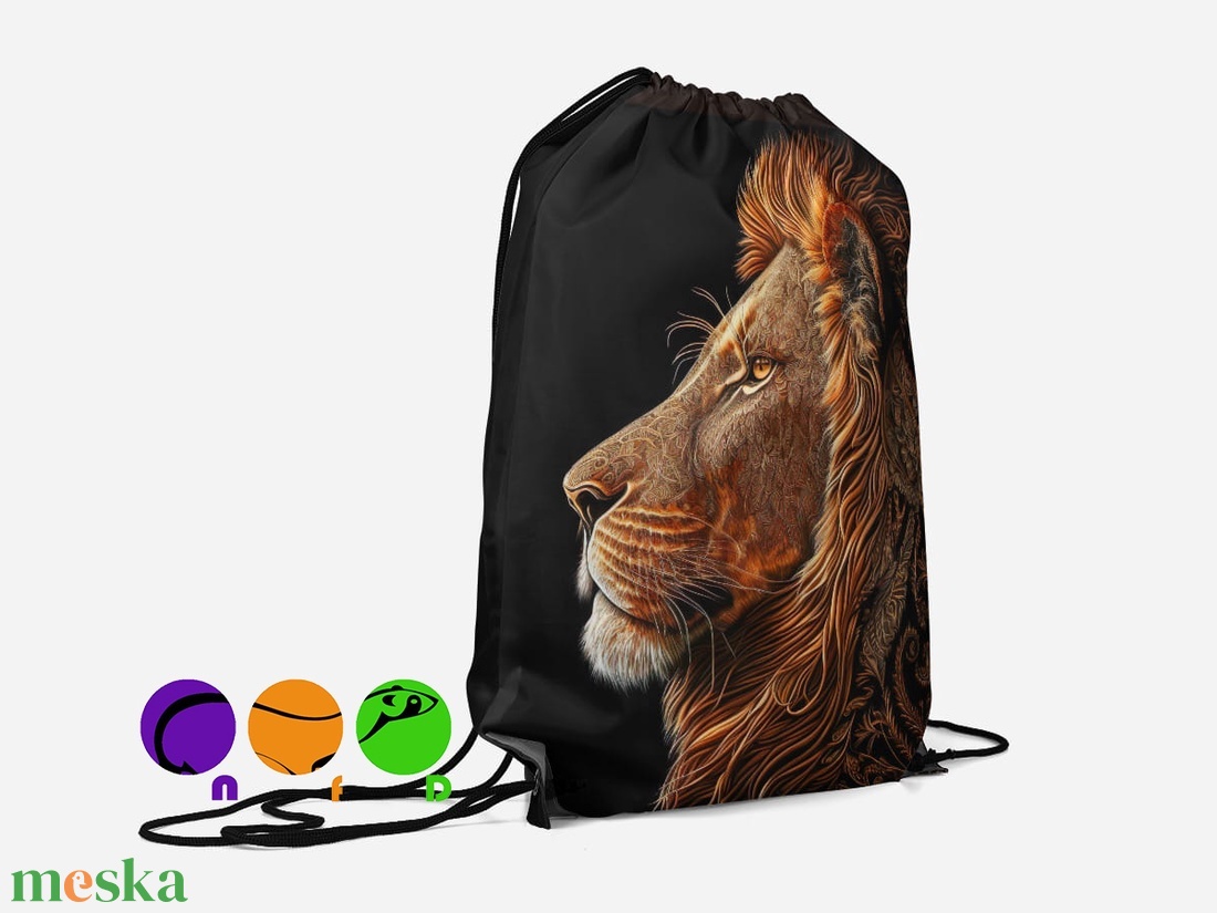 Egyedi készîtésű oroszlán mintás vízhatlan Gym bag ,tornazsák! - táska & tok - hátizsák - tornazsák, gymbag - Meska.hu Egyedi készîtésű oroszlán mintás vízhatlan Gym bag ,tornazsák! - táska & tok - hátizsák - tornazsák, gymbag - Meska.hu
