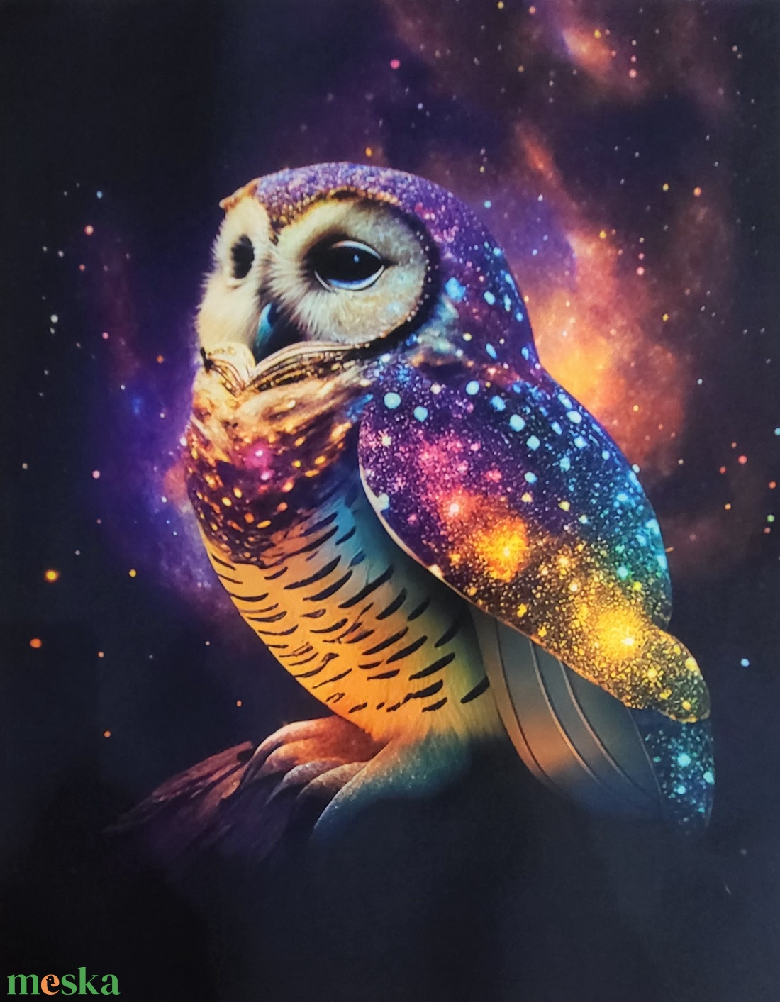 Egyedi készîtésű bagoly mintás vízhatlan Gym bag ,tornazsák! - táska & tok - hátizsák - tornazsák, gymbag - Meska.hu