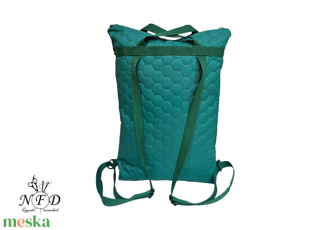 Egyedi kész�tésű három az egyben papagáj mintás válltáska-hátizsák vízhatlan anyagból. - táska & tok - variálható táska - Meska.hu