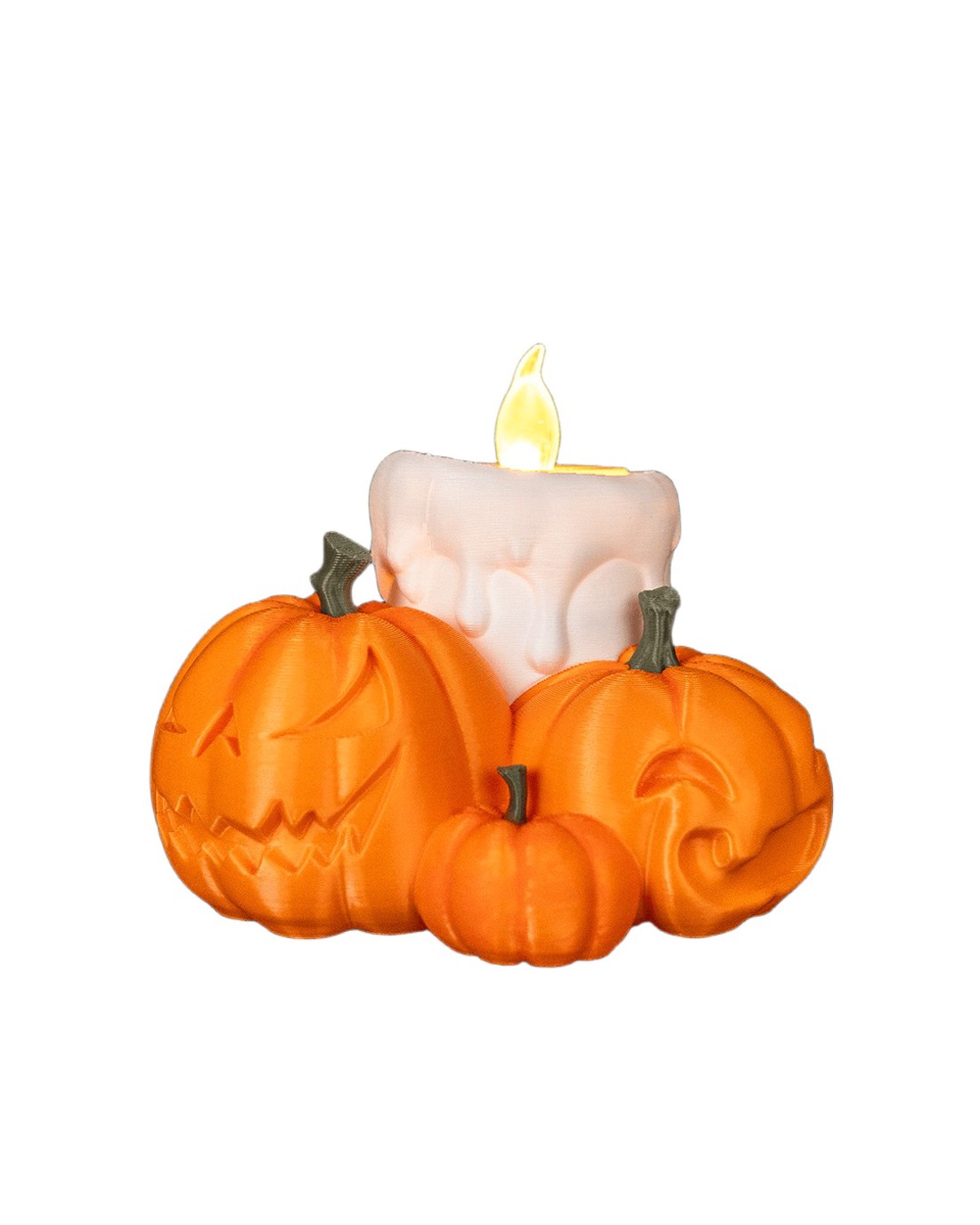 Halloween tök mécsestartó, faragott töklámpás gyertyával � asztali dekoráció és éjjeli lámpa, 10 x 7 cm - otthon & életmód - dekoráció - halloween - halloweeni tök - Meska.hu