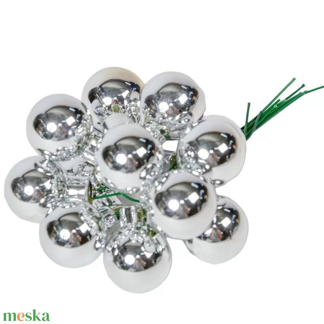 Üveggömb pick 2 cm - ezüst - fényes 12 db - kellékek & szerszámok - dekorációs kellékek - üveggömb pick - Meska.hu Üveggömb pick 2 cm - ezüst - fényes 12 db - kellékek & szerszámok - dekorációs kellékek - üveggömb pick - Meska.hu