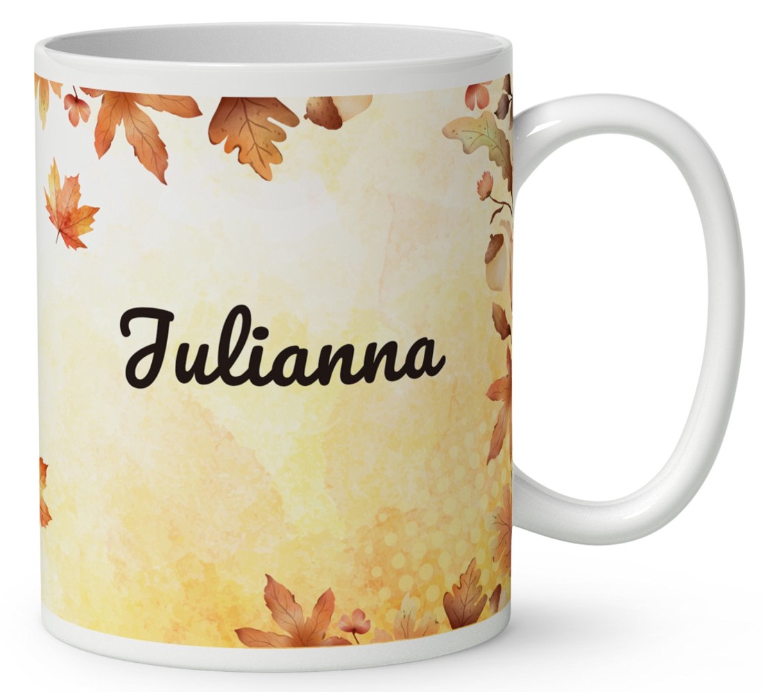 Névvel kérhető - Cuki őszi póni csüccs mintás bögre - otthon & életmód - konyhafelszerelés, tálalás - tálalás - bögre & csésze - Meska.hu