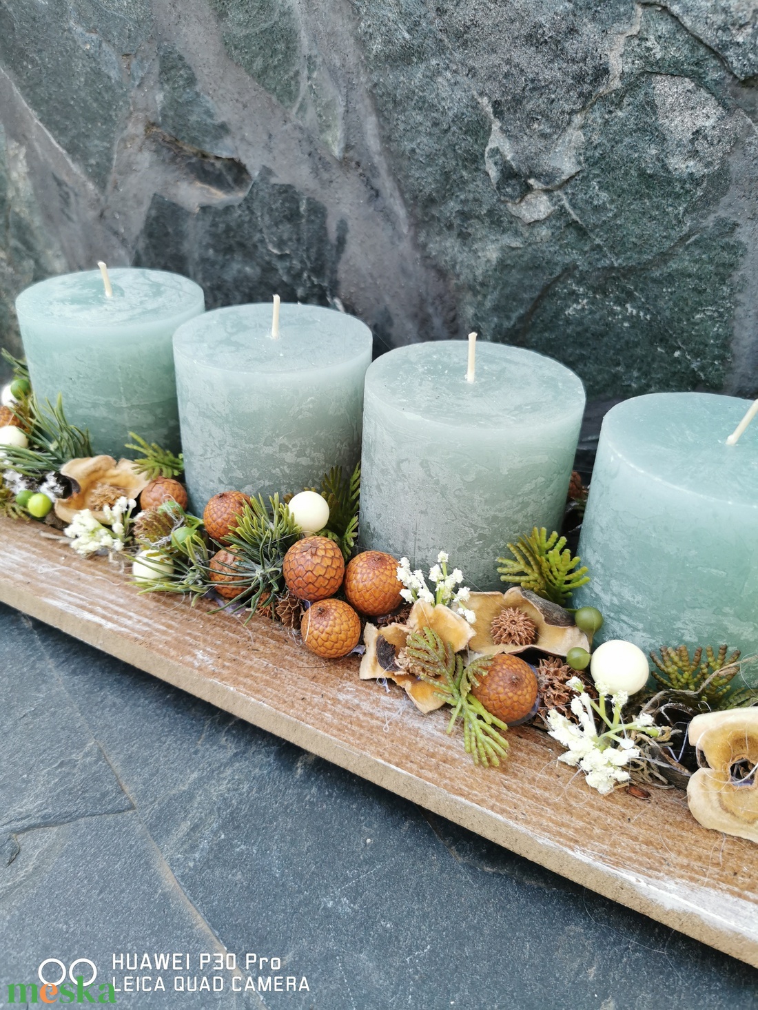 Karácsonyi asztaldísz, adventi koszorú - karácsony - adventi díszek - adventi asztaldísz - Meska.hu Karácsonyi asztaldísz, adventi koszorú - karácsony - adventi díszek - adventi asztaldísz - Meska.hu