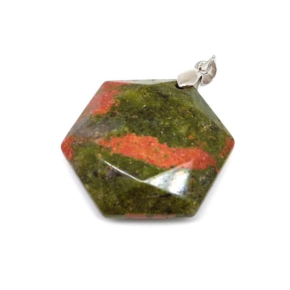 Hexagon medál Unakit 3cm - ékszer - nyaklánc - medál - Meska.hu Hexagon medál Unakit 3cm - ékszer - nyaklánc - medál - Meska.hu