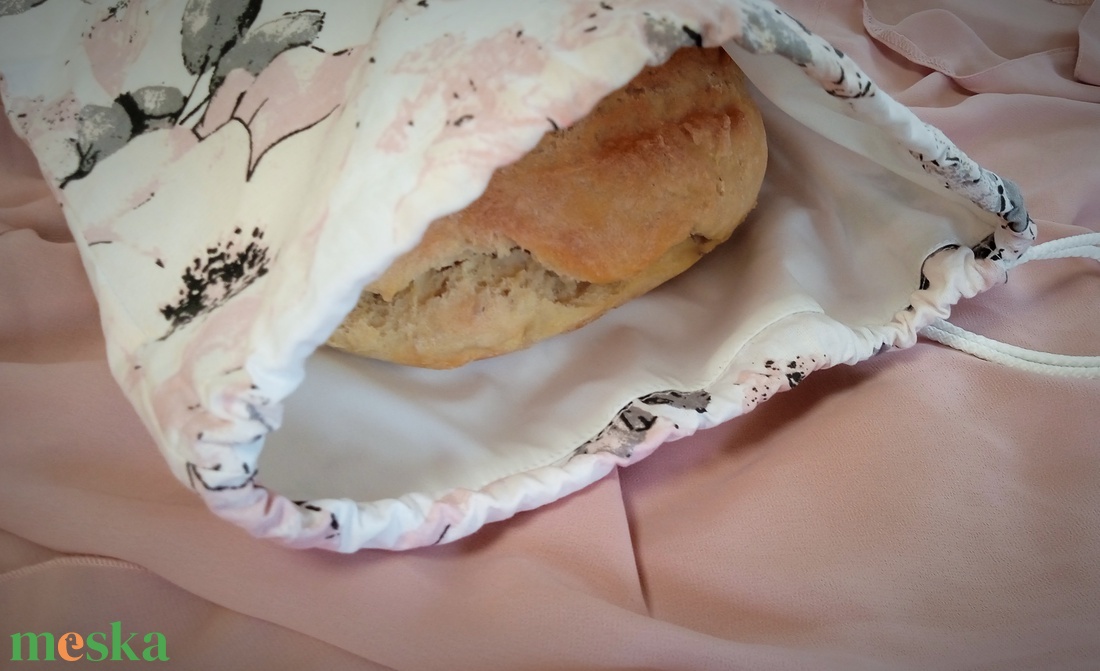 Kenyér, pékáru tartó zsák  - otthon & életmód - konyhafelszerelés, tálalás - konyhai tárolás - kenyértartó - Meska.hu