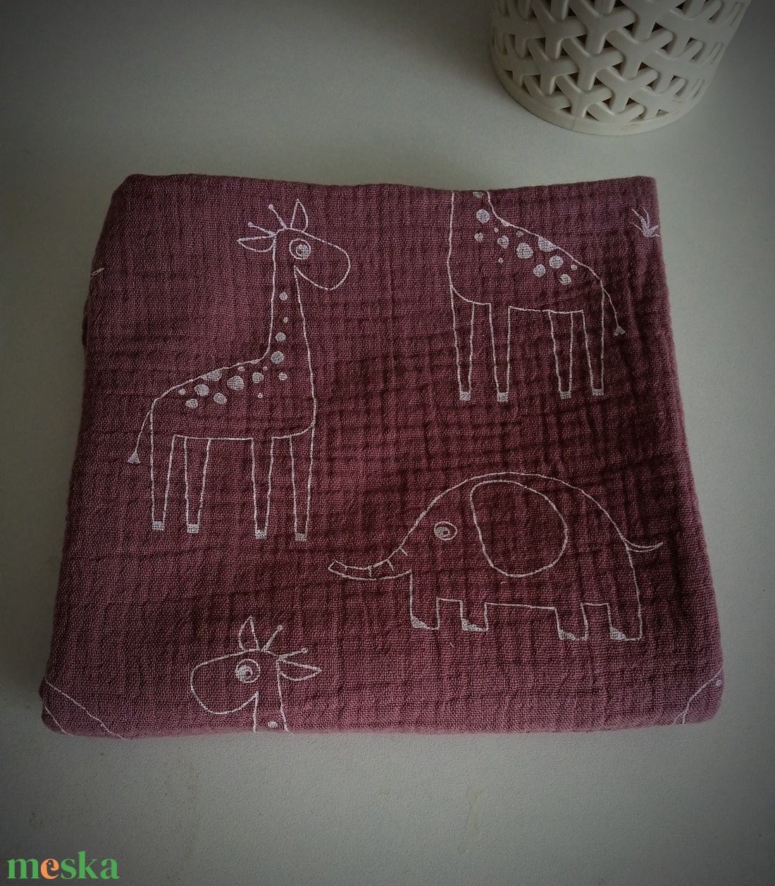 Muszlin textil pelenka  - szépségápolás - Meska.hu