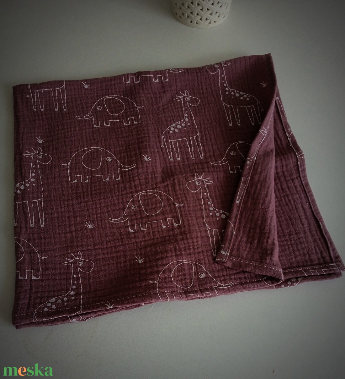 Muszlin textil pelenka  - szépségápolás - Meska.hu