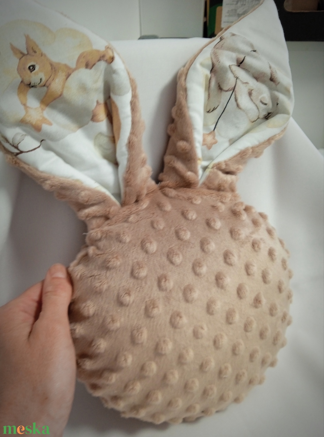 Nyuszi párna - otthon & életmód - babaszoba, gyerekszoba - babaszoba, gyerekszoba - Meska.hu