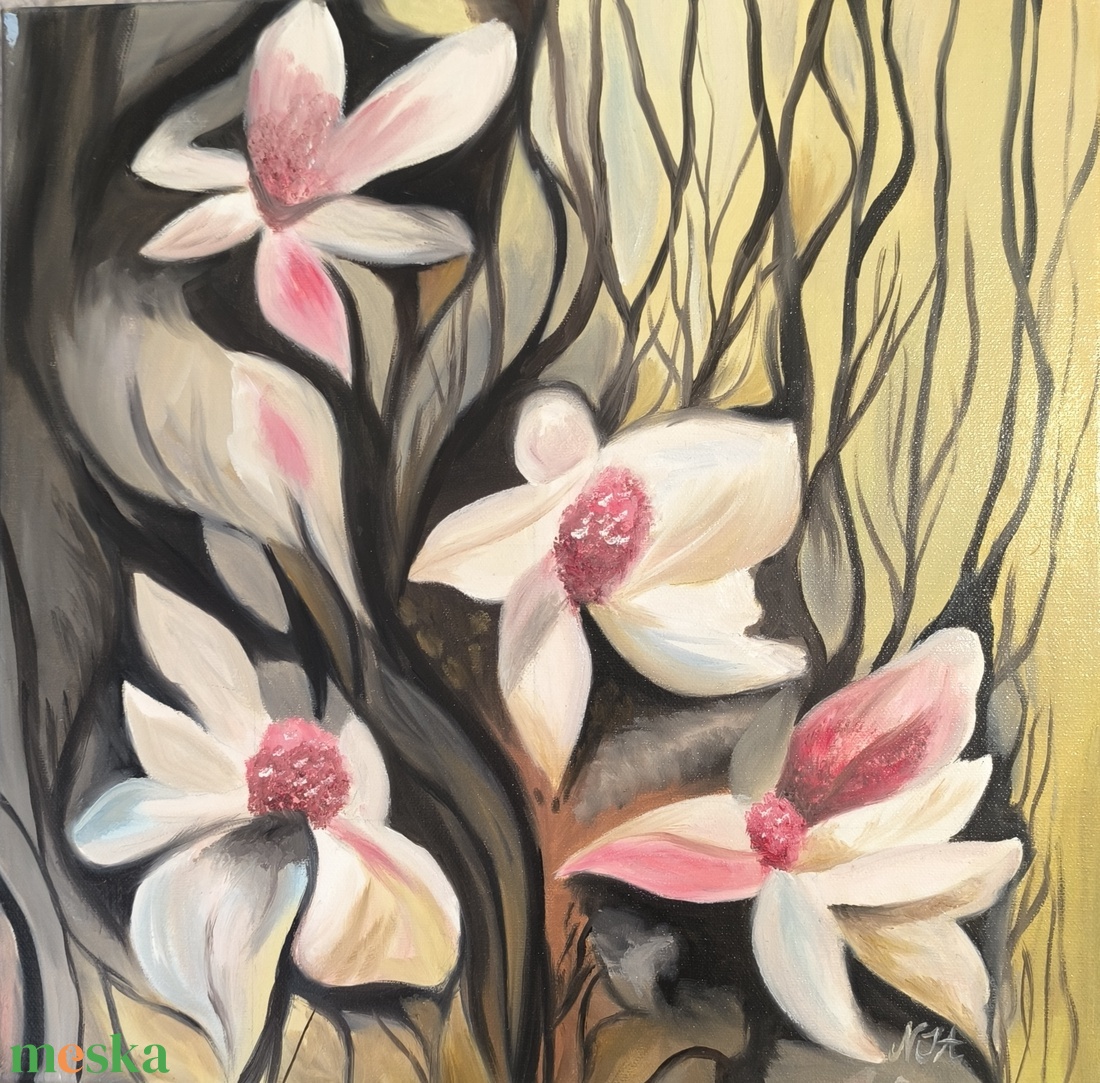 Tavaszi Ébredés � Egyedi kézzel festett olajfestmény  - művészet - festmény - olajfestmény - Meska.hu