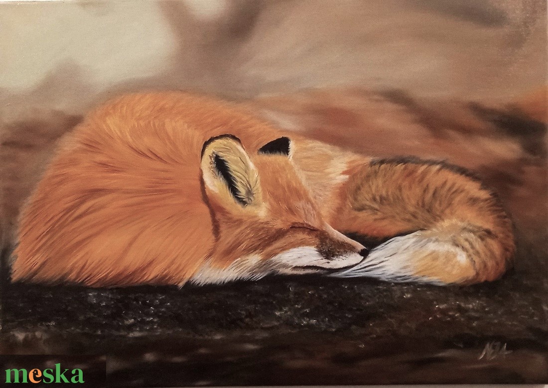 Csendes Pihenő � Eredeti, kézzel festett alkotás - művészet - festmény - olajfestmény - Meska.hu