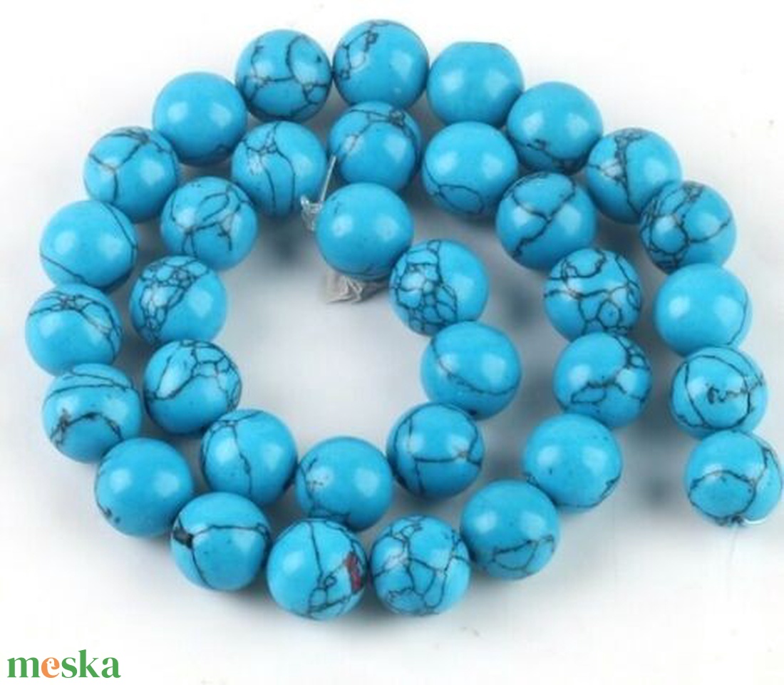 Türkinit gyöngy 6mm #822 - gyöngy, ékszerkellék - féldrágakő - Meska.hu Türkinit gyöngy 6mm #822 - gyöngy, ékszerkellék - féldrágakő - Meska.hu