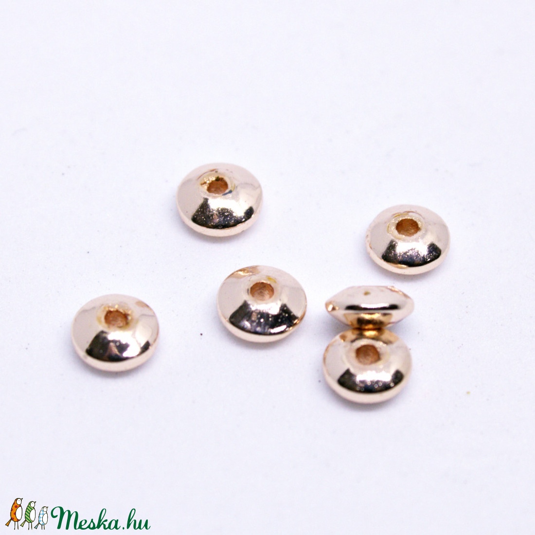 Hematit köztes rosegold szín 4,5x2,1mm #2121 - gyöngy, ékszerkellék - egyéb alkatrész - Meska.hu Hematit köztes rosegold szín 4,5x2,1mm #2121 - gyöngy, ékszerkellék - egyéb alkatrész - Meska.hu