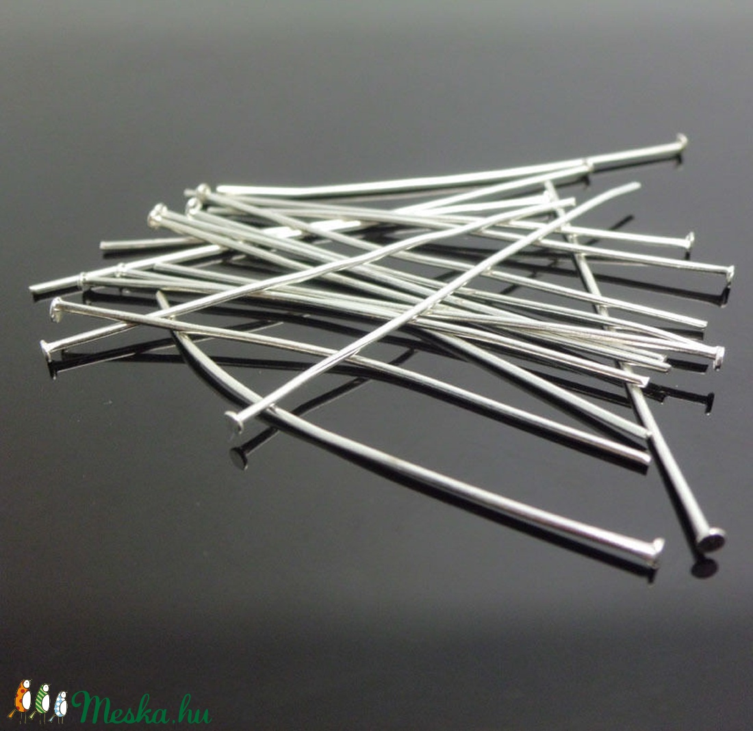 Szerelőpálca talpas ezüst szín 35x2mm #2164 - gyöngy, ékszerkellék - szerelőpálca - Meska.hu Szerelőpálca talpas ezüst szín 35x2mm #2164 - gyöngy, ékszerkellék - szerelőpálca - Meska.hu