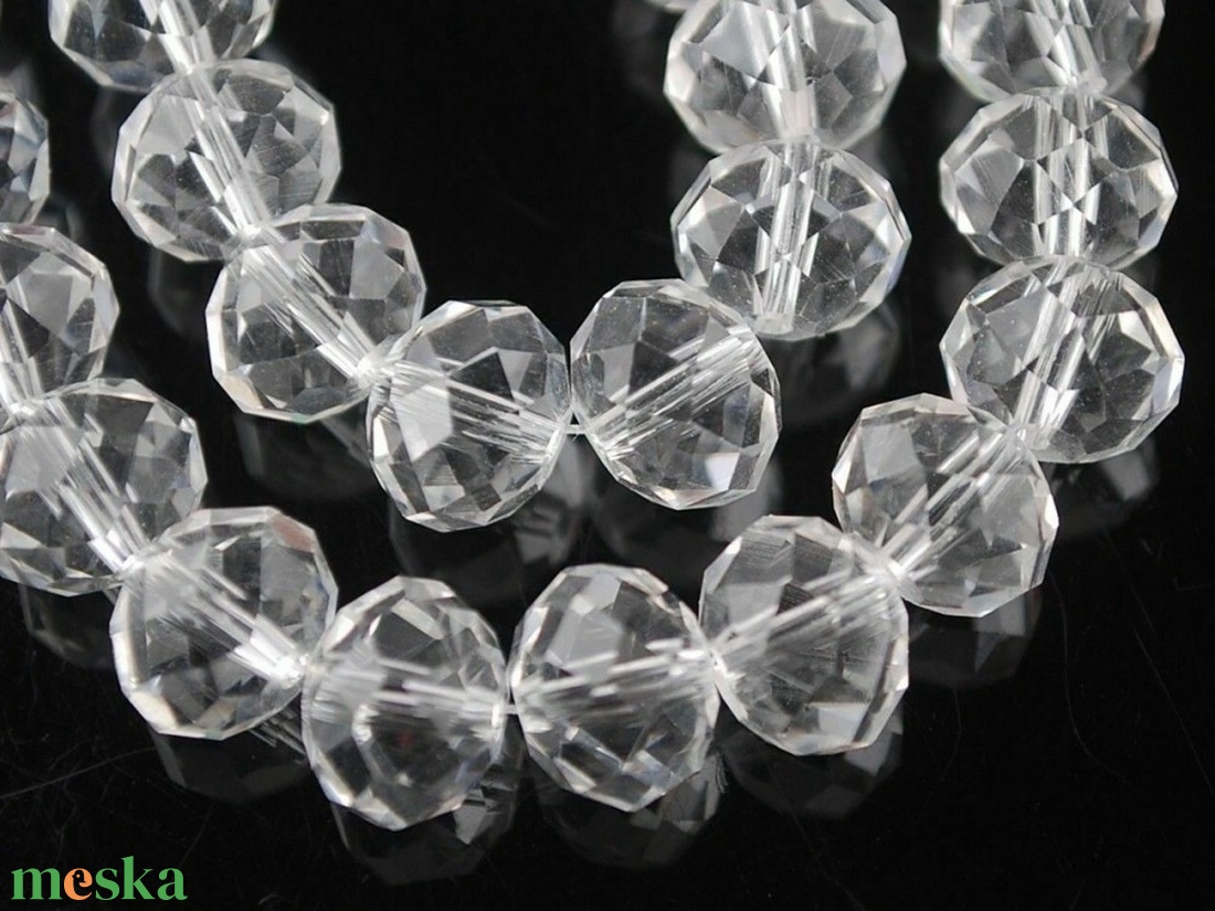 Cseh csiszolt üveggyöngy fánk 4,5x3,5mm #2217 - gyöngy, ékszerkellék - üveggyöngy - Meska.hu Cseh csiszolt üveggyöngy fánk 4,5x3,5mm #2217 - gyöngy, ékszerkellék - üveggyöngy - Meska.hu