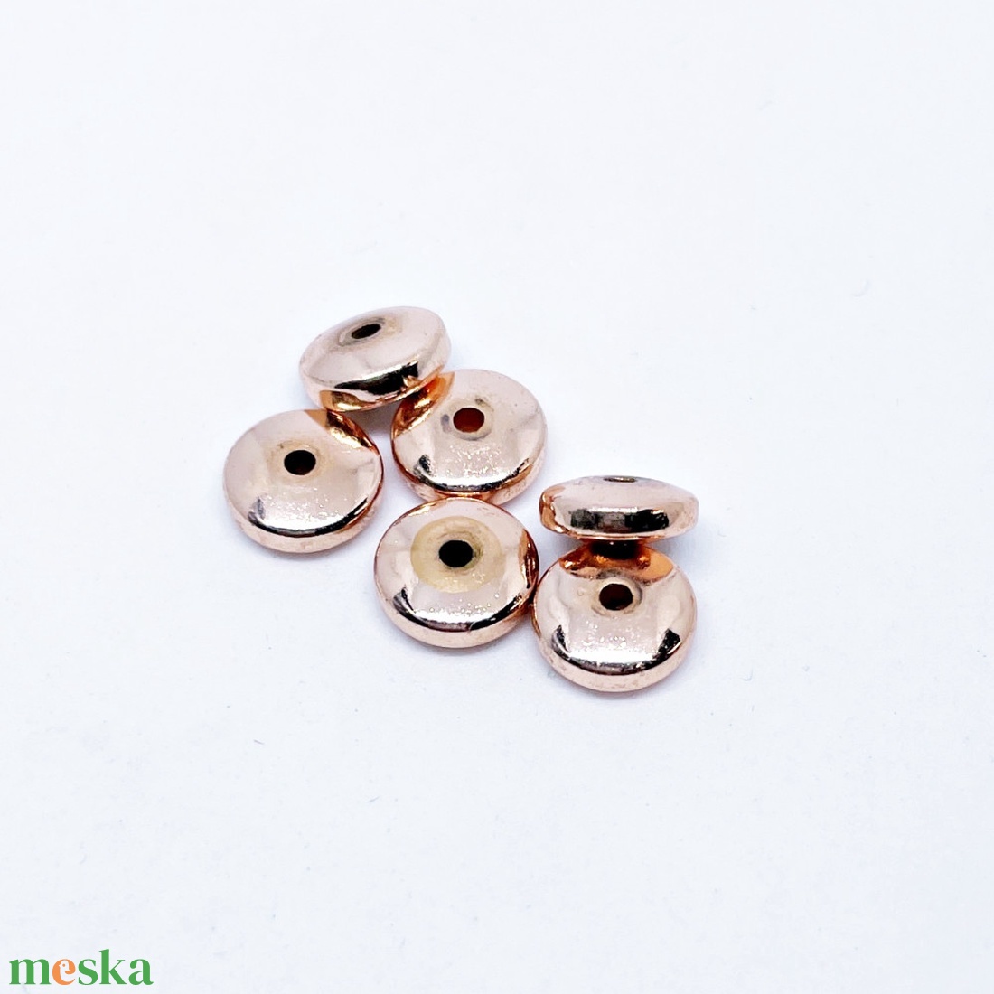 Hematit köztes rosegold szín 8,5x3,5mm #2236 - gyöngy, ékszerkellék - egyéb alkatrész - Meska.hu Hematit köztes rosegold szín 8,5x3,5mm #2236 - gyöngy, ékszerkellék - egyéb alkatrész - Meska.hu