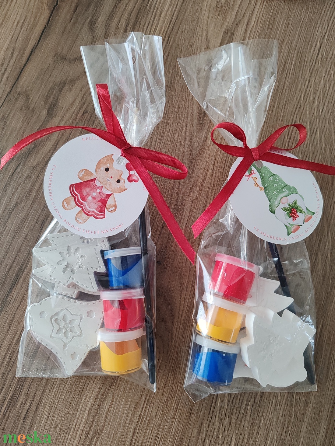 Karácsonyi gipsz kifestő  - diy (csináld magad) - egységcsomag - Meska.hu