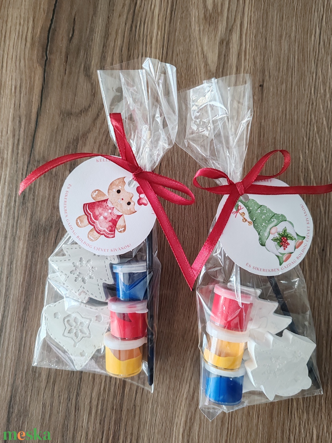 Karácsonyi gipsz kifestő  - diy (csináld magad) - egységcsomag - Meska.hu