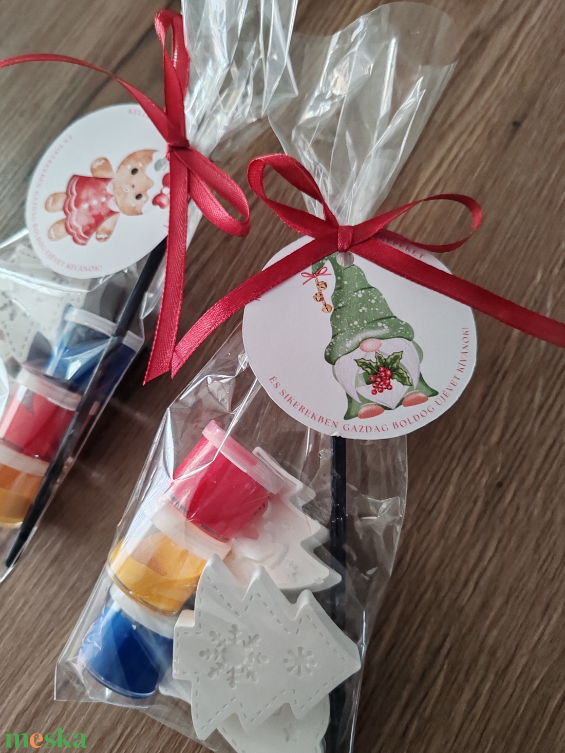Karácsonyi gipsz kifestő  - diy (csináld magad) - egységcsomag - Meska.hu