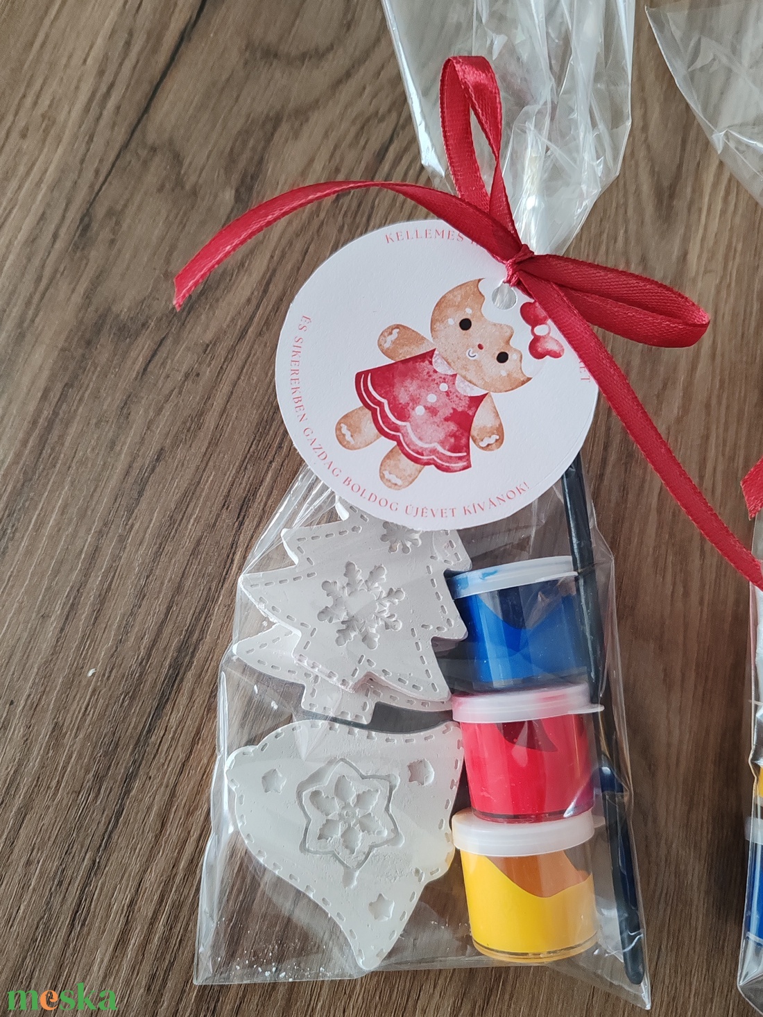 Karácsonyi gipsz kifestő  - diy (csináld magad) - egységcsomag - Meska.hu