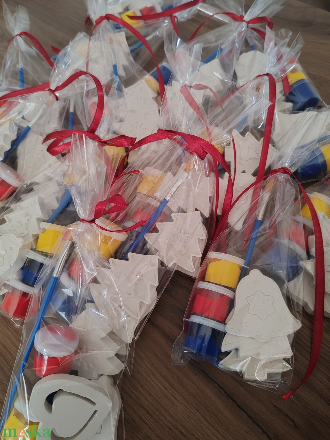 Karácsonyi gipsz kifestő  - diy (csináld magad) - egységcsomag - Meska.hu