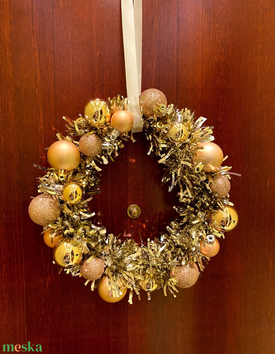 Karácsonyi kopogtató - karácsony - adventi díszek - adventi ajtódísz - Meska.hu Karácsonyi kopogtató - karácsony - adventi díszek - adventi ajtódísz - Meska.hu