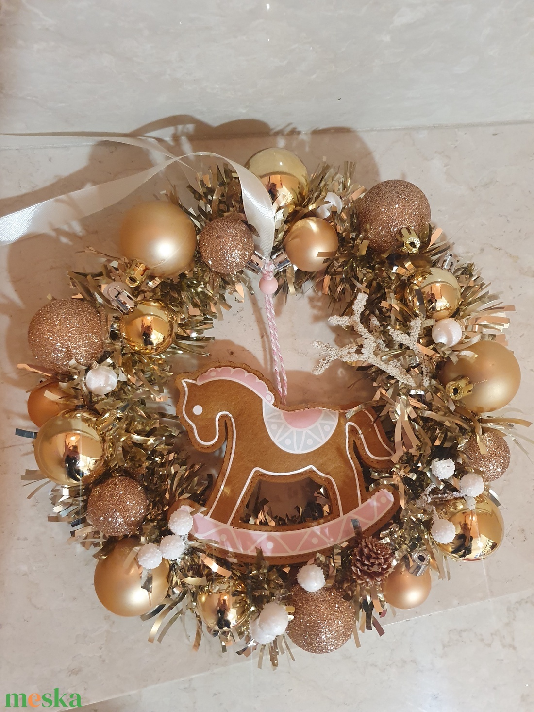 Akciós Karácsonyi kopogtató - karácsony - adventi díszek - adventi ajtódísz - Meska.hu