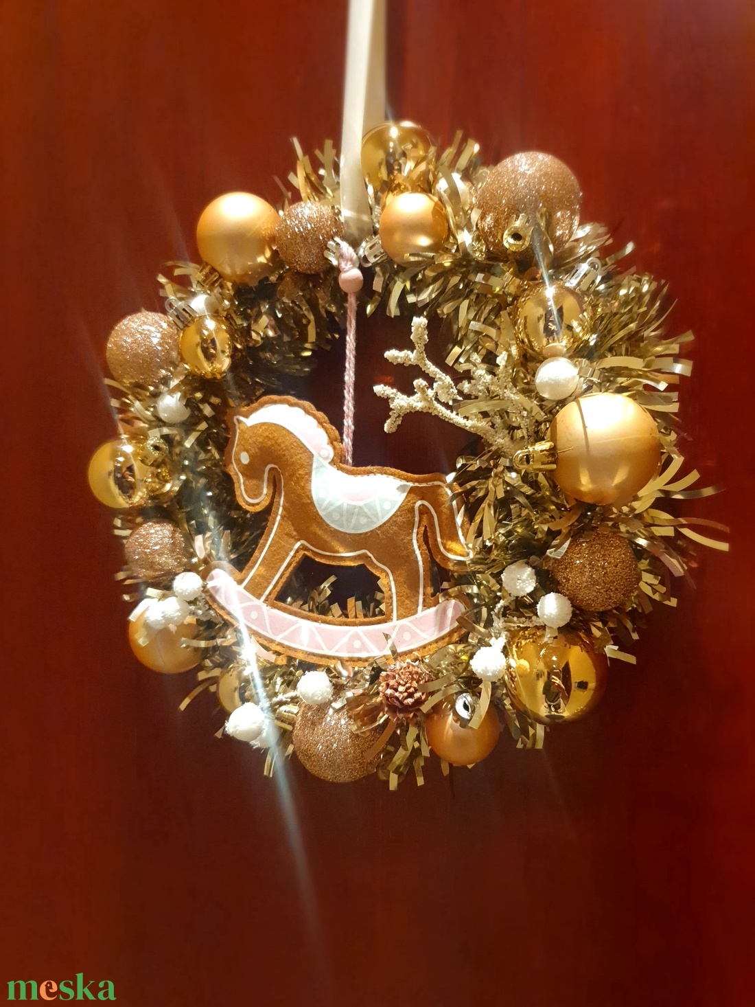 Akciós Karácsonyi kopogtató - karácsony - adventi díszek - adventi ajtódísz - Meska.hu