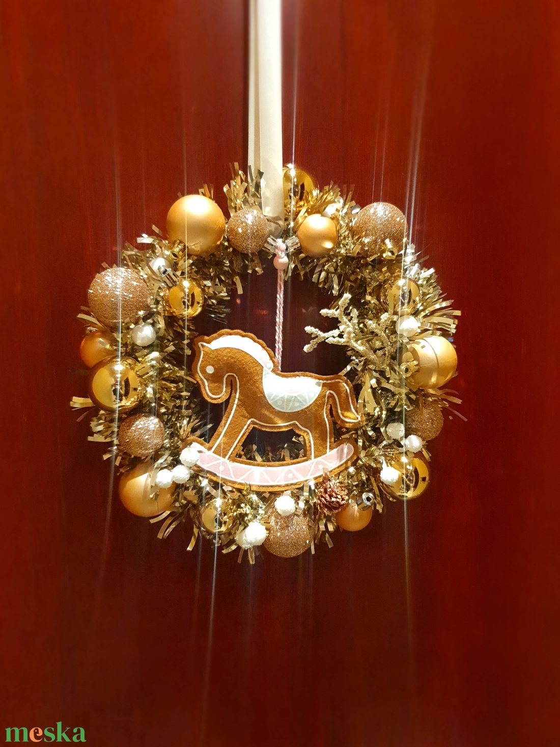 Akciós Karácsonyi kopogtató - karácsony - adventi díszek - adventi ajtódísz - Meska.hu