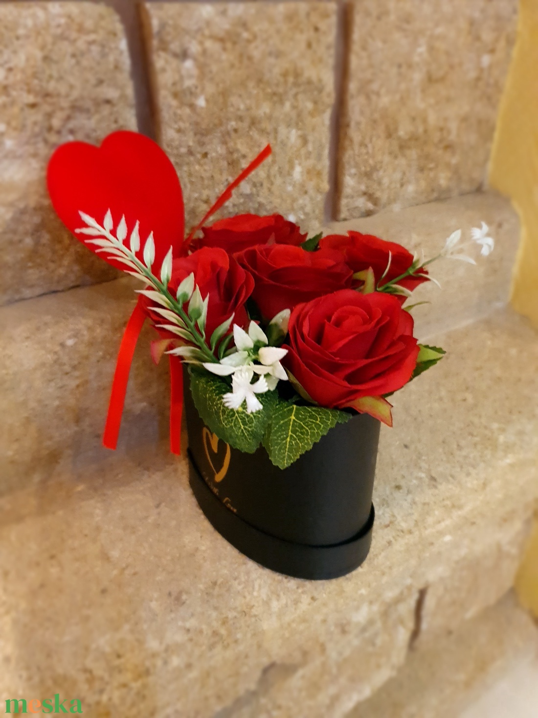 Rózsabox - otthon & életmód - virágdekoráció - virágok - virágbox - Meska.hu