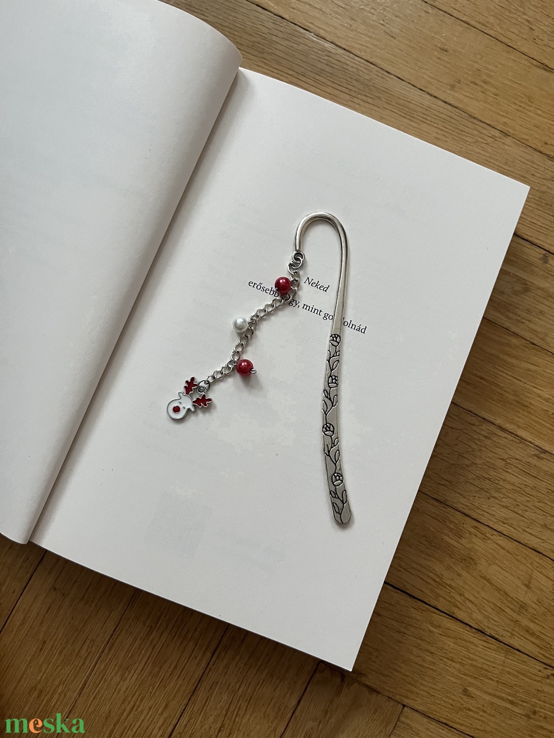 Szarvas könyvjelző - könyv & zene - könyvjelző - Meska.hu