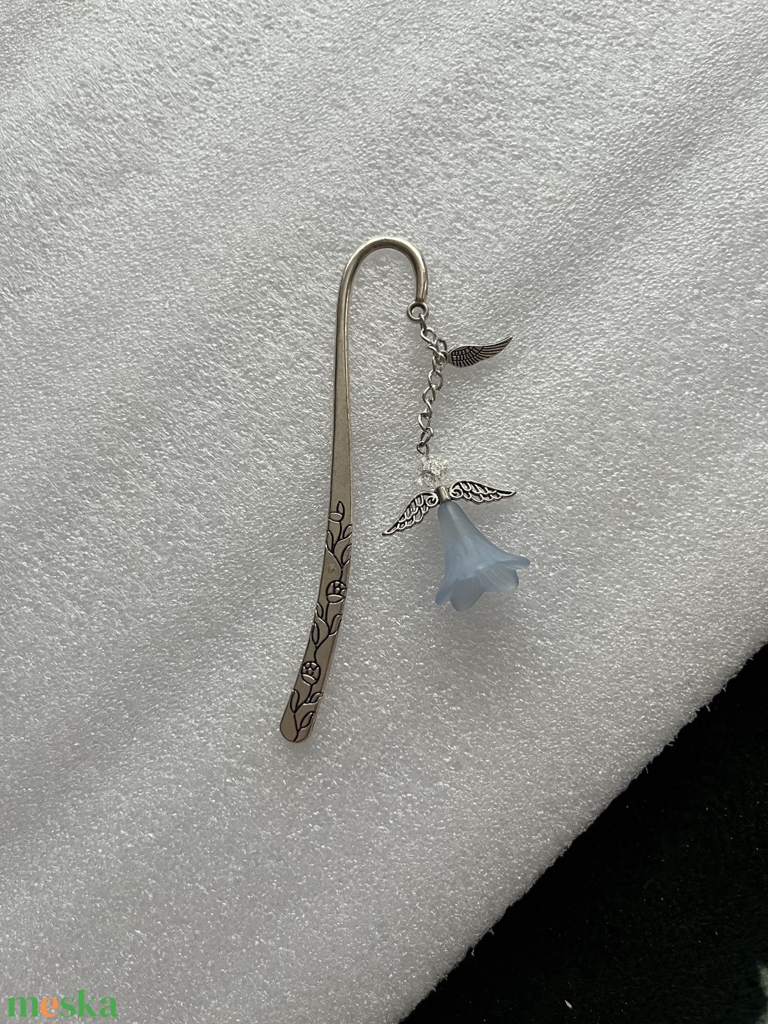 Angyalkás könyvjelző - könyv & zene - könyvjelző - Meska.hu