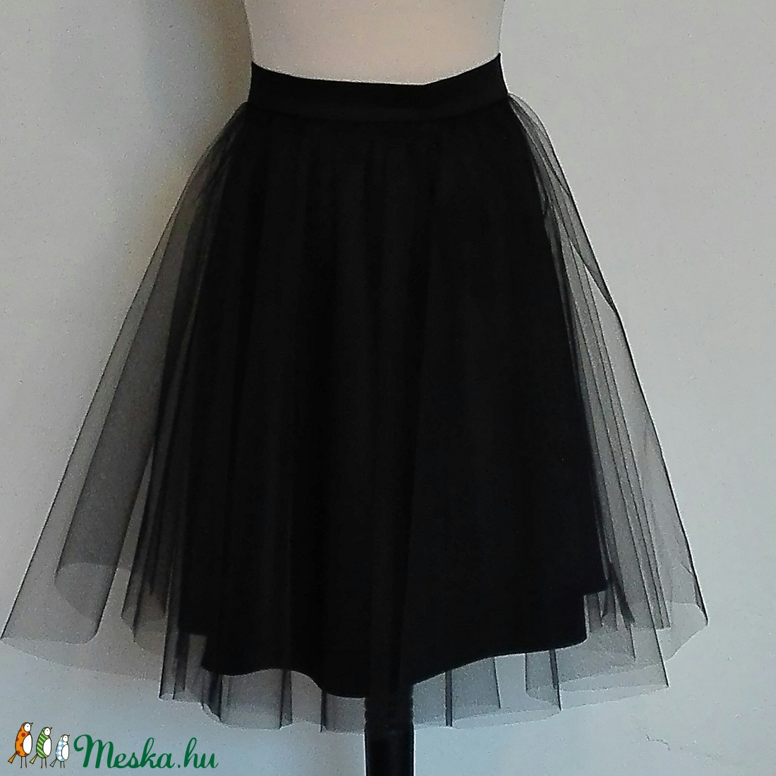 Fekete tüll szoknya -  - Meska.hu