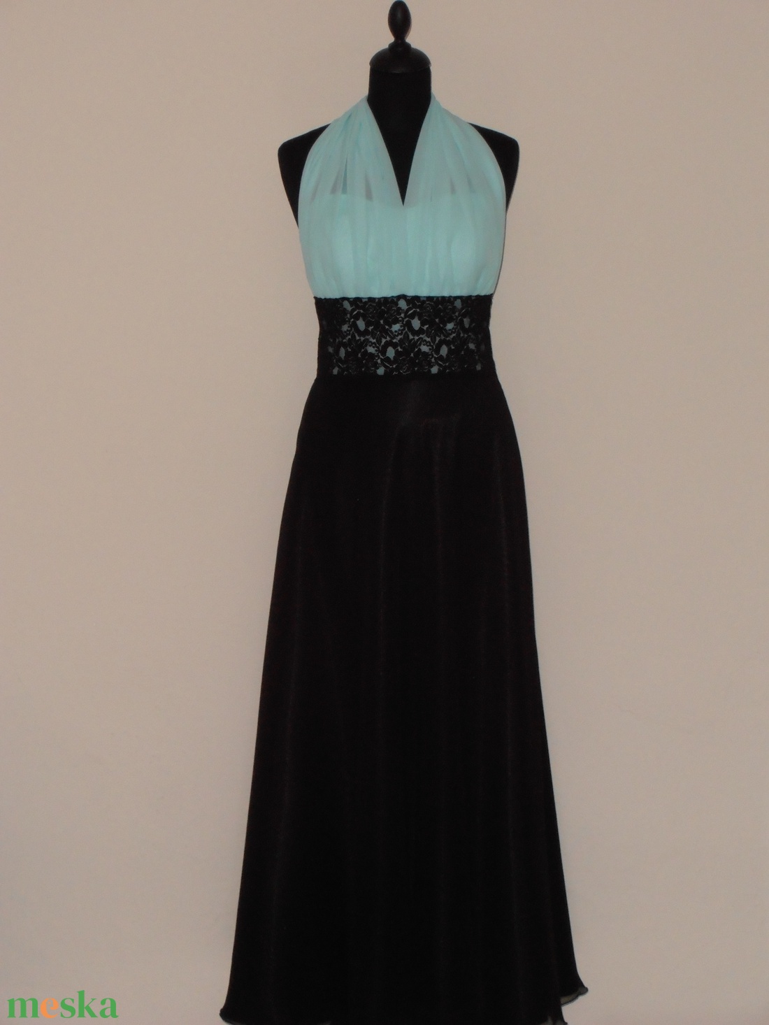 Csipkés alkalmiruha két színben - diy (csináld magad) - szabásminta, útmutató - Meska.hu