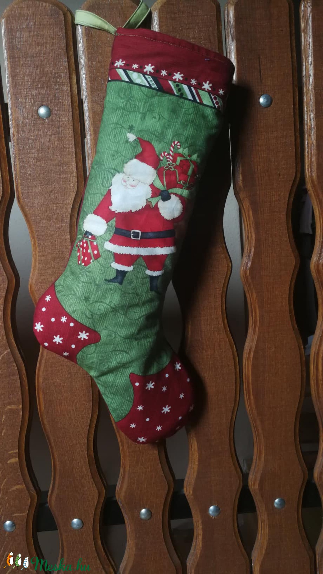 Nagy mikulás csizma / zsák - karácsony - mikulás - Meska.hu