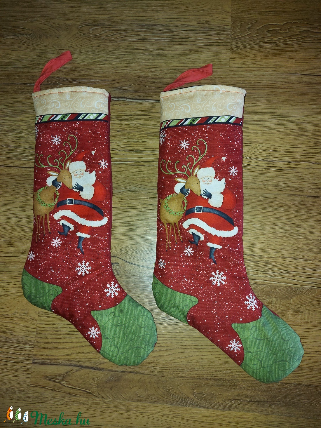 Nagy mikulás csizma /zsák - karácsony - mikulás - Meska.hu