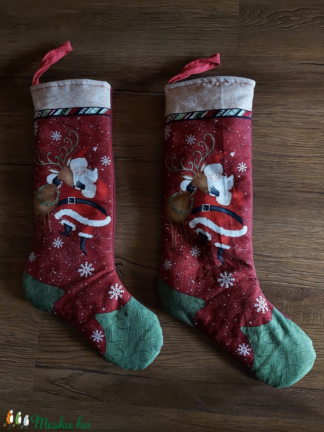 Nagy mikulás csizma /zsák - karácsony - mikulás - Meska.hu