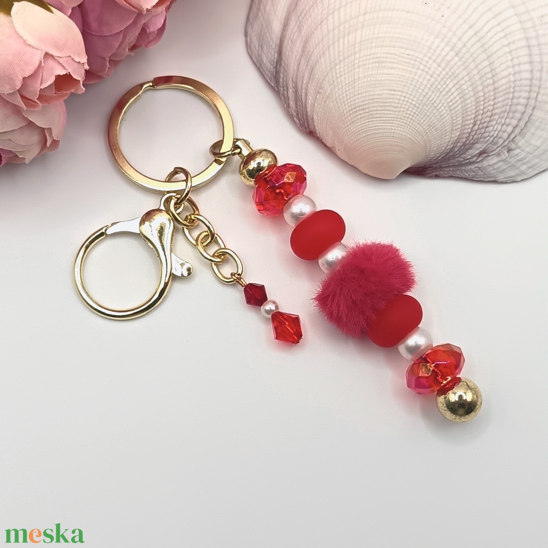 Tüzes Elegancia  Kulcstartó - ékszer - ékszerszett - Meska.hu