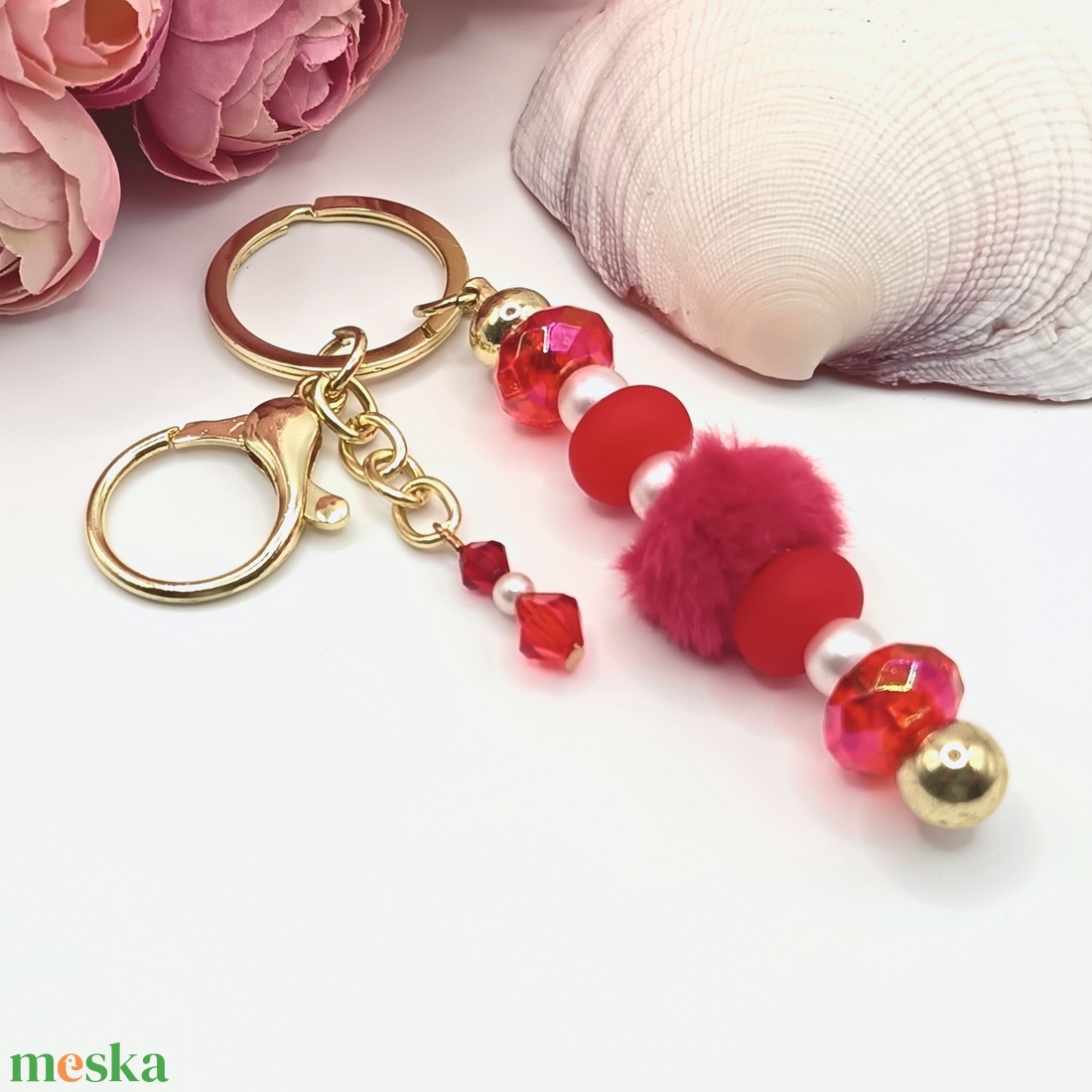 Tüzes Elegancia  Kulcstartó - ékszer - ékszerszett - Meska.hu