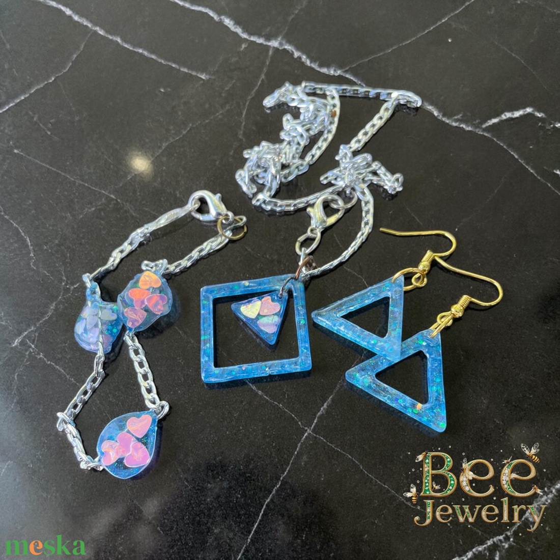 Holografikus Harmónia  - ékszer - ékszerszett - Meska.hu