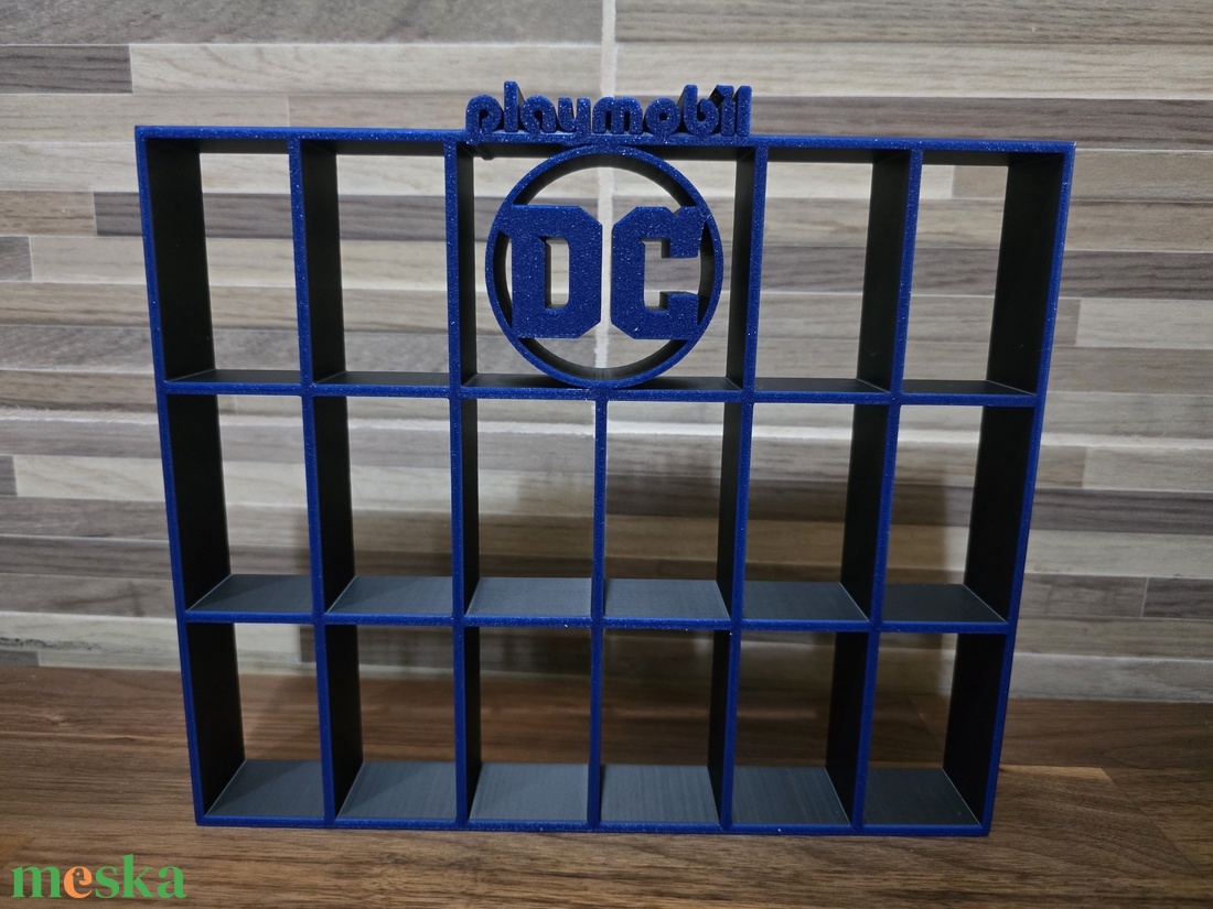 Playmobile DC figura tároló - otthon & életmód - tárolás & rendszerezés - íróasztali tároló - Meska.hu