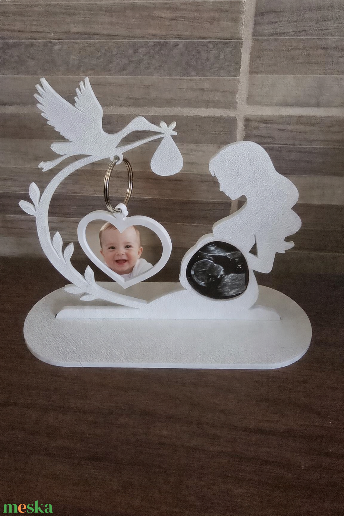 Ultrahangkép és babafotó tartó - baba - mama - babaemlékek - baba emlékőrző - Meska.hu