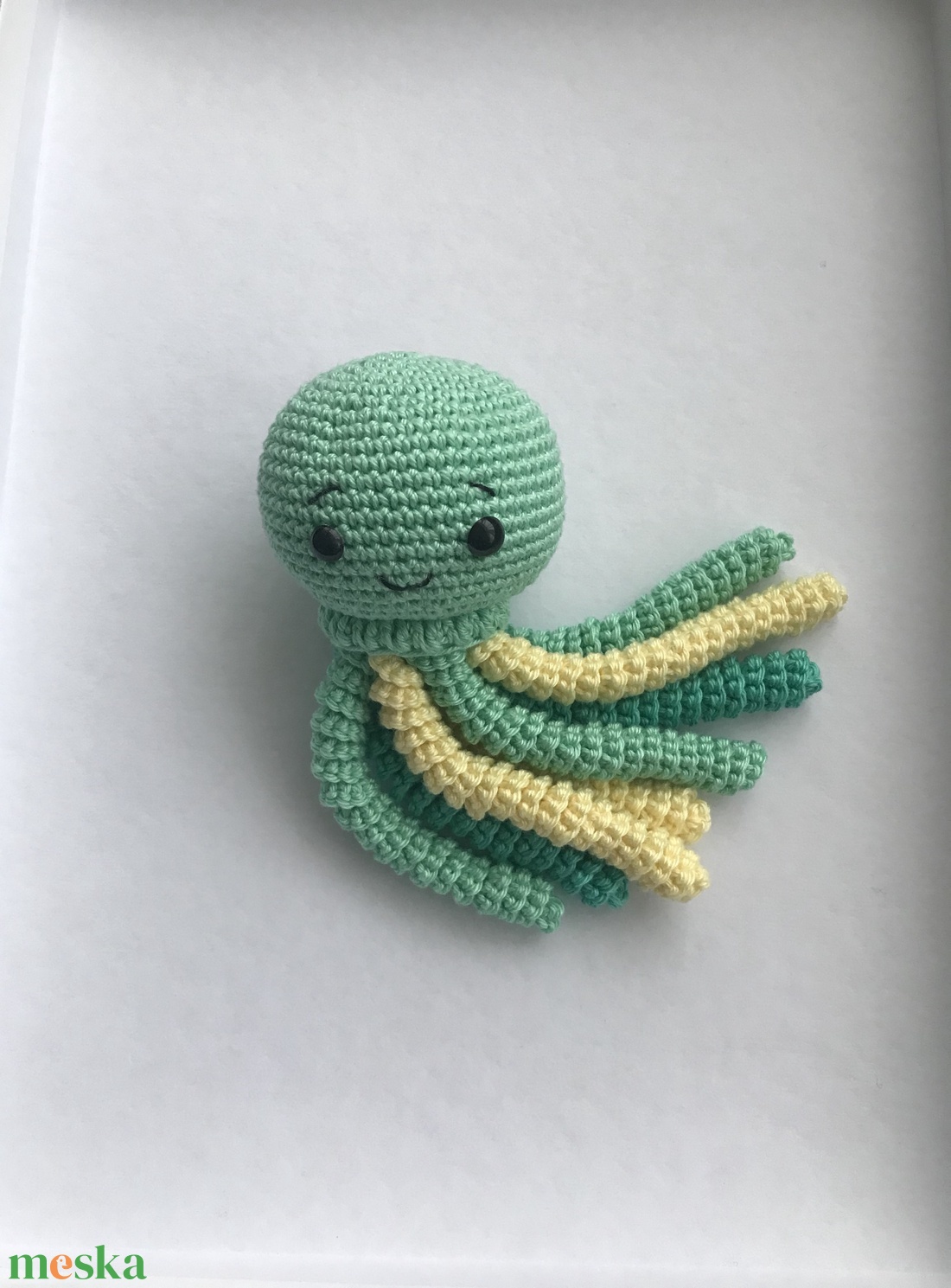 horgolt polip - játék & sport - plüssállat & játékfigura - polip - Meska.hu