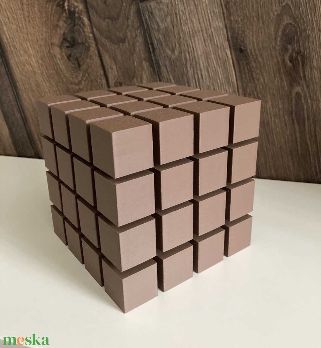 Rubik-kocka ihlette LED lámpa - kellékek & szerszámok - dekorációs kellékek - led-es fényfüzér - Meska.hu