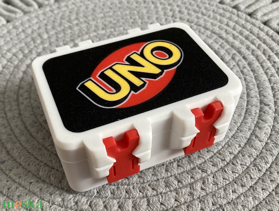 UNO kártya tartó és tároló doboz  3D nyomtatott - játék & sport - táblajáték és kártyajáték - kártya - Meska.hu UNO kártya tartó és tároló doboz  3D nyomtatott - játék & sport - táblajáték és kártyajáték - kártya - Meska.hu
