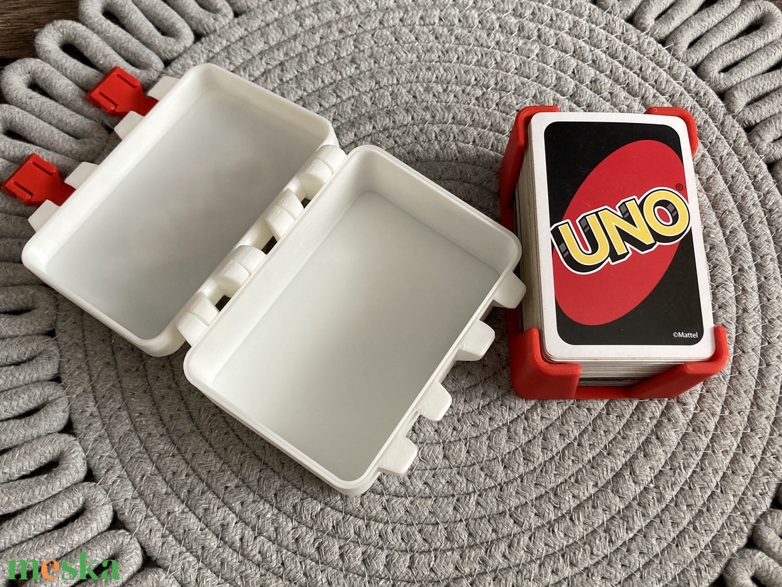 UNO kártya tartó és tároló doboz  3D nyomtatott - játék & sport - táblajáték és kártyajáték - kártya - Meska.hu UNO kártya tartó és tároló doboz  3D nyomtatott - játék & sport - táblajáték és kártyajáték - kártya - Meska.hu