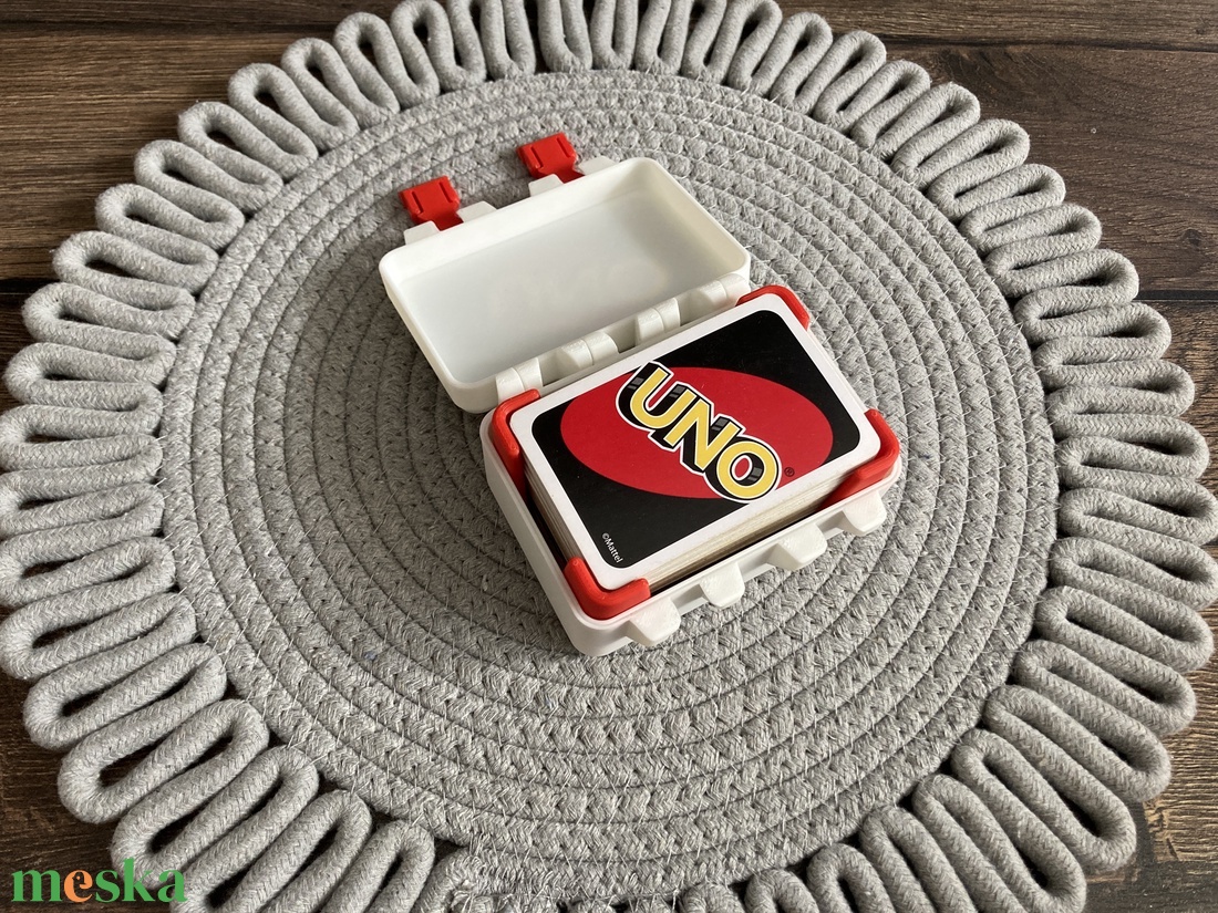 UNO kártya tartó és tároló doboz  3D nyomtatott - játék & sport - táblajáték és kártyajáték - kártya - Meska.hu UNO kártya tartó és tároló doboz  3D nyomtatott - játék & sport - táblajáték és kártyajáték - kártya - Meska.hu